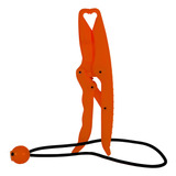 Alicate Pega Peixe Plástico Flutuante 17cm Vermelho  Lizard