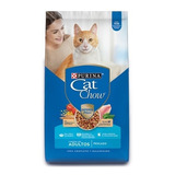 Alimento Cat Chow Defense Plus Multiproteína Para Gato Adulto Sabor Peixe Em Sacola De 10 1kg
