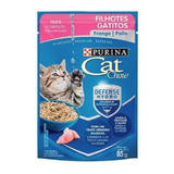Alimento Cat Chow Defense Plus Para Gato Desde Cedo Sabor Frango Em Saco De 85g