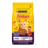 Alimento Friskies Megamix Castrados Para Gato Adulto Sabor Carne Em Sacola De 3kg