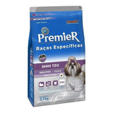 Alimento Premier Super Premium Raças Específicas Shih Tzu Para Cão Adulto De Raça Pequena Sabor Frango Em Sacola De 2 5kg