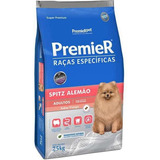 Alimento Premier Super Premium Raças Específicas Spitz Alemão Para Cão Adulto De Raça Pequena Sabor Frango Em Sacola De 7 5kg