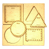 Alinhavo Infantil Formas Geometricas