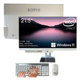 All In One Pc I7 Ssd512gb 8gb Tela 21,5 Pol Full Hd Completo Windows 11 Cor Branco 127/220v Computador Intel Corei7 Teclado E Mouse Sem Fio C/ Wifi Bluetooth 3.7ghz