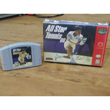 All Star Tennis 99 N64 Nintendo 64 Original C/caixa Locadora