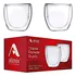 Allmix Copo Vidro Dupla Parede 250ml Café E Chás