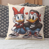 Almofada 50cm Namorados Pato