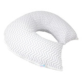 Almofada Amamentacao Zigzag Cinza