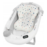 Almofada De Banho Caminha Para Bebê Banheira Boia Cinto Cor Branco