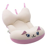 Almofada De Banho Para Bebê Gatinha Ágata   Baby Pil Cor Branca