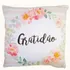 Almofada Decorada Presente Moderno Gratidão 40cm Alta Resolu