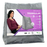 Almofada E Encosto Triangular Plushpillo 26 X 52 X 52 Cm