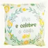 Almofada Estampada Motivacional Celebre A Vida 40cm Decorada