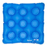 Almofada Gel Caixa De Ovo Quadrada S Orifício Anti escaras Aquasonus Cor Azul Midnight