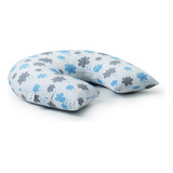 Almofada Para Amamentação Travesseiro Para Gêmeos   Grande Cor Nuvens Azul Joli