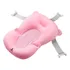 Almofada Para Banho De Bebê Marca Lorben - Cor Rosa - Flutuante Anatômica Com Cintas Ajustáveis  Confortável E Segura, Ideal Para Recém-nascidos, Feita Em Material Antiderrapante E Secagem Rápida