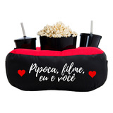 Almofada Porta Pipoca Bicolor
