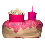 Almofada Porta Pipoca Donuts