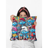 Almofada Premium 35x35cm Smurf