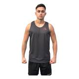 Alpha Co Regata Dry Fit Cinza Treino Academia Musculaçao