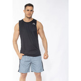 Alpha Co Regata Dry Fit Preto Treino Academia Musculaçao