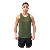 Alpha Co Regata Dry Fit Verde Treino Academia Musculaçao