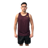 Alpha Co Regata Dry Fit Vinho Treino Academia Musculaçao