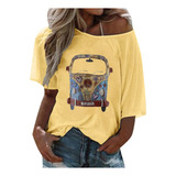 Alta Calidad Alta Calidad Camiseta Feminina Plus Size Com