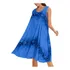 Alta Calidad Vestido De Praia Feminino Folgado, Tamanho