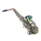Alto Alto Eb Tune Saxofone Latão Cor Deslumbrante Laca Instrumento Musical E Flat Sax Com Acessórios De Caso Saxofone Estudantes