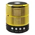 Alto-falante Altomex Caixa De Som Mini Speaker Ws-887 Portátil Com Bluetooth Dourado