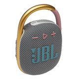 Alto-falante Jbl Clip 4 Portátil Com Bluetooth Waterproof Grey 
