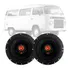 Alto Falante Porta Traseira Bbr6 Bomber Vw Kombi Cor Preto