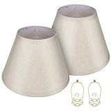 Alucset Conjunto De 2 Abajures, Abajur Marrom Médio 7x13x9