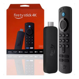 Amazon Fire Stick 4k Wi-fi 6 Com Alexa Por Voz Inteligente