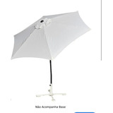 Ambrelones Piscina 3 Metros Branco Com Manivela