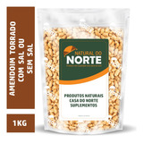 Amendoim Torrado Salgado Ou Sem Sal Crocante 1kg