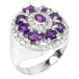 Ametista Natural E Zirconia