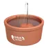 Amicus Bebedouro Fonte De Cerâmica Para Gatos Aqua Clay Basic Cor Marrom