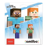 Amiibo Steve E Alex