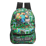 Amora Mochila Minecraft Infantil
