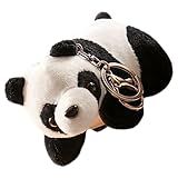 Amosfun Chaveiro De Pelúcia Chaveiro Panda De Pelúcia Chaveiro Ursinho De Pelúcia Chaveiro Panda Formatura Chaveiro De Urso Chaveiro Fofinho Kawaii Bolsas Algodão Pp Senhorita Mochila