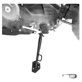 Ampliador Base Apoio Cavalete Vstrom 650 2002  Scam