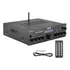 Amplificador Áudio Receiver Bluetooth Som Ambiente Karaokê Cor Preto Potência De Saída Rms 50 W