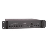 Amplificador Ambiente Ll Audio Nca Pwm300 70v 600w 2 Mic Cor Preto Potência De Saída Rms 600 W