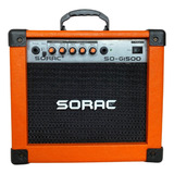Amplificador Cubo Sorac Para Guitarra E Violão So g1500 15w Laranja 110v 220v