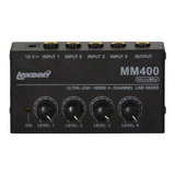 Amplificador De Fones Power Play Lexsen Mm400 4 Canais C/nfe