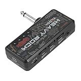 Amplificador De Guitarra Elétrica,vitoos Plugue De Guitarra Elétrica Mini Fone De Ouvido Amplificador Amplificador Heavy Rock Compacto Portátil