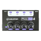 Amplificador Fone De Ouvido Waldman Ph-4 Phonehub 4 Canais