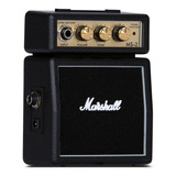 Amplificador Marshall Micro Amp Ms-2 Bk Guitarra De 1w Preto